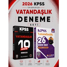Anla Kazan Yayınları Yediiklim 2026 Kpss Vatandaşlık 26 Deneme & Kpss Vatandaşlık 10 Deneme Evp Akademi Seti