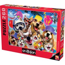 Anatolian 260 Parça xl Puzzle - Plaj Selfisi 3318, Manzara Temalı Eğlenceli Zorluk Seviyesi