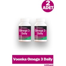 Voonka Omega 3 Daily 60 Yumuşak Kapsül 2 Adet