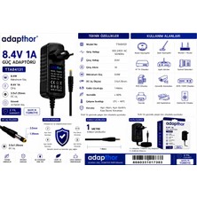 Adapthor TTA-84131 8.4W  8.4V 1A  3.5*1.35 PRİZ TİPİ ADAPTÖR