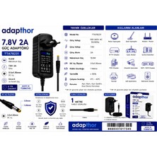 Adapthor TTA-78231 15.6W 7.8V 2A 3.5*1.35 PRİZ TİPİ ADAPTÖR