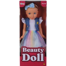 Hak-İş Oyuncak 45 cm Büyük Boy Elbiseli Zeynep Et Bebek