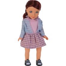 Hak-İş Oyuncak 45 cm Büyük Boy Elbiseli Tintin Et Bebek