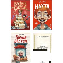 İlk Genç Timaş 4-5-6.sınıf Okuma Büyümek Istemeyen Çocuk Hayta Büyük Dostum Insan Neyle Yaşar 4 Kitap