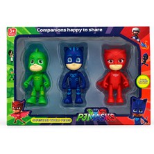 Mars Kırtasiye ve Oyuncak Pj Masks 3'lü Figür Oyuncak Seti | Catboy, Gekko ve Owlette Karakterleri
