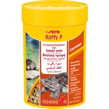 Sera Raffy P 100 Ml / 18 Gr Su Kaplumbağası Yemi Yüksek Besin Değeri ile Etçil Sürüngenler İçin
