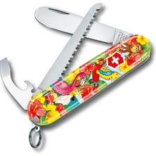​Victorinox 0.2373.E3 My First Victorinox Papağan Desenli Çakı ve Boyama Kitabı