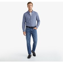 Nautica Erkek Mavi Slim Fit Denim Pantolon