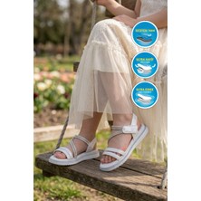 Walkway Arzen 26A94 F Beyaz Kız Çocuk Sandalet