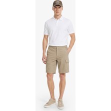Nautica Erkek Kahverengi Regular Fit Kargo Şort