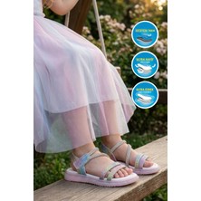 Walkway Arzen 26A94 P Gökkuşağı Kız Çocuk Sandalet