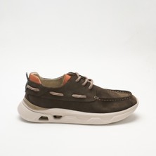   Erkek Sneaker OG-2410 John May 300-137T-ETIKET 92 Duman Nubuk-Turuncu Dana Süet Tersi