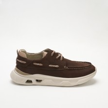   Erkek Sneaker OG-2410 John May 034-132 T-ETIKET90 Kahve Nubuk-Bej Dana Süet