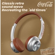 Volkano Coca-Cola T26 Retro Görsel Serisi Bluetooth Kulaklık - Kahverengi