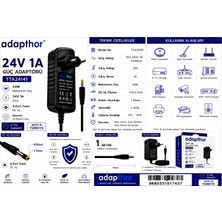 Adapthor TTA-24141 24W  24V 1  4.0*1.7 PRİZ TİPİ ADAPTÖR