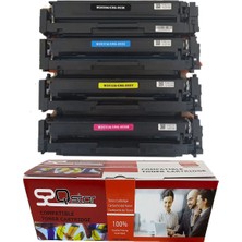 Qstar Hp CF415X Muadil Toner Set Çipli Toner Yüksek Kapasite 4 Renk W2030X