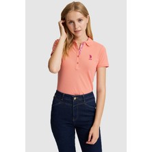 U.s. Polo Assn. Kadın Mercan Tişört Basic 50321798-VR204