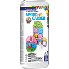 MAGNA-TILES® - Travel Set - Bahar Bahçe Seti Manyetik Bloklar - 24 Parça