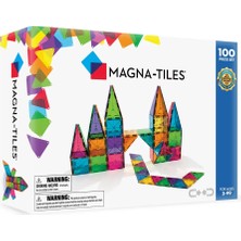 MAGNA-TILES® - Clear Color Manyetik Bloklar - 100 Parça