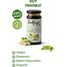 Lutfiye Organik Dut Pekmezi 280 G – %100 Dut Meyvesinden, Katkı Maddesi Içermez