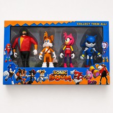 Mars Kırtasiye ve Oyuncak Sonic Boom 4'lü Figür Oyuncak Seti - Dr. Eggman, Tails, Amy & Metal Sonic