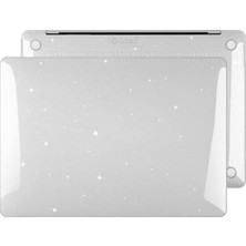 Arabulalaca Macbook Neo A3404 13 Inç A18 Pro Çip 2026 Model Parlak Krıstal Simli Kılıf Hardcase