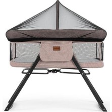 Tommybaby Rubby Katlanabilir Portatif Beşik Kahverengi Ergonomik Yapı ile Güvenli Kullanım