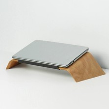 Fagus Wood Laptop Standı | Macbook Yükseltici | Laptop Tutucu