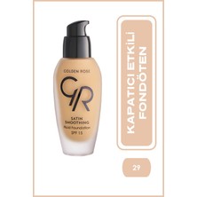 Fırsatkolik Satin Smoothing Fluid Foundation No: 29 Warm Sand - Saten Bitişli Fondöten - Spf 15