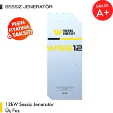 WERER ENERGY 12kW LiFePO4 Lityum Demir Fosfat Tri Faz Sessiz Jeneratör