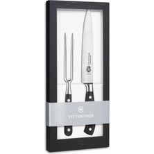 Victorinox 7.7243.2 Siyah Dövme Çelik Şef Aşçı Seti, 2 Parça