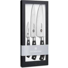 Victorinox 7.7243.3 Siyah Dövme Çelik Şef Aşçı Seti, 3 Parça