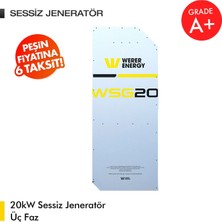 WERER ENERGY 20kW LiFePO4 Lityum Demir Fosfat Tri Faz Sessiz Jeneratör