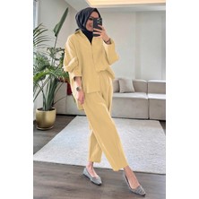 Suede Style 5629 - Şık Rahat Modal Yumuşak Kumaş Kadın Takım