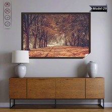 Akıllı Kağıt Statik Tutunma Özellikli Tablo - Poster Manzara (Model-29)