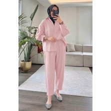 Suede Style 5629 - Şık Rahat Modal Yumuşak Kumaş Kadın Takım