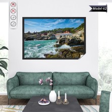 Akıllı Kağıt Statik Tutunma Özellikli Tablo - Poster Manzara (Model-62)