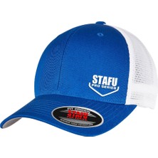 Stafu Pro One Ten Mesh Saksmavi Beyaz Şapka