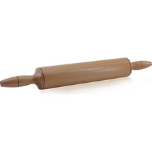 Nyn Ahşap Vernikli Merdane 47 cm Sabit Kulp ile Yüksek Kalite Mutfak Gereci