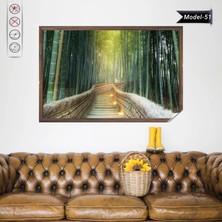 Akıllı Kağıt Statik Tutunma Özellikli Tablo - Poster Manzara (Model-51)