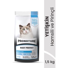 Pronature Yetişkin Kuru Kedi Maması (Daily Protect)  - Hamsili ve Pirinçli - 1,5kg