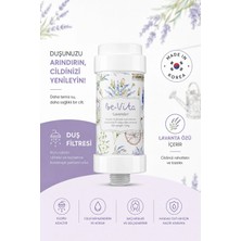 Lavender C Vitaminli Cilt Besleyici Klor ve Kireç Önleyici Aromatik Duş Filtresi Su Arıtıcı