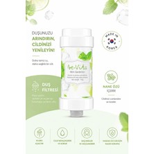 Mint Garden (Ice) C Vitaminli Aromatik Duş Filtresi - Saç Dökülme Karşıtı, Cilt Besleyici Klor ve Kireç Arıtıcı Duş Filtresi (150GR)