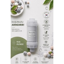 Pure C Vitaminli Aromatik Duş Filtresi - Saç Dökülme Karşıtı, Cilt Besleyici Klor ve Kireç Arıtıcı Duş Filtresi (150GR)