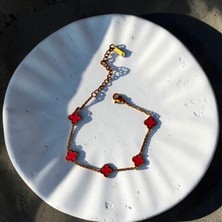 Jade Accessory Luxury 316| Gold Çift Taraflı Bileklik