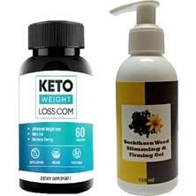 Fırsatkolik Hintohu Vücut Bakım Gel 150ML Acı Çehre Tohumu Krem + Keto Weight Loss 60 ml