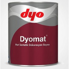 Dyo Dyomat Sentetik Mat Boya 2.5 L Siyah
