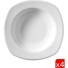 Kütahya Porselen Çisil Çukur Tabak 22CM CSL22CK00 4 Lü