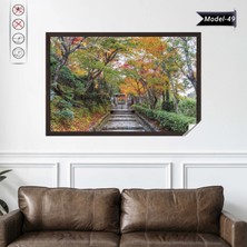 Akıllı Kağıt Statik Tutunma Özellikli Tablo - Poster Manzara (Model-49)