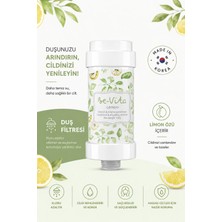 Lemon C Vitaminli Aromatik Duş Filtresi - Saç Dökülme Karşıtı, Cilt Besleyici Klor ve Kireç Arıtıcı Duş Filtresi (150GR)